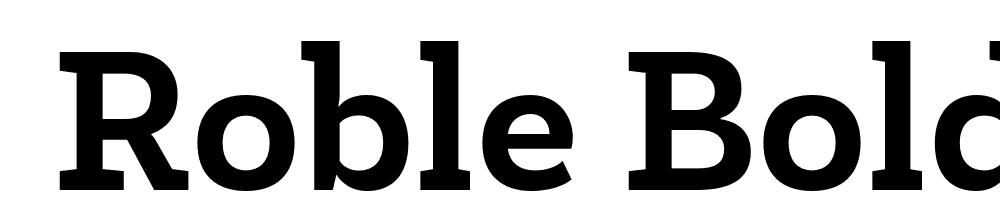  DEMO Roble Bold Bold font family download free