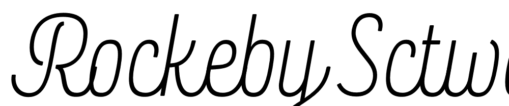  DEMO Rockeby ScTwo Regular font family download free