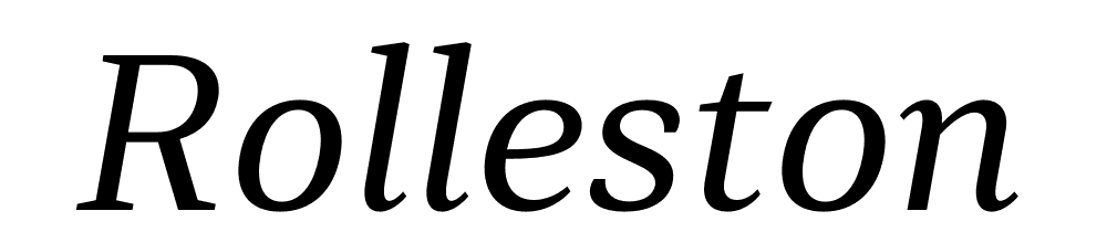  DEMO Rolleston Title Italic font family download free