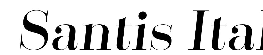  DEMO Santis Italic font family download free