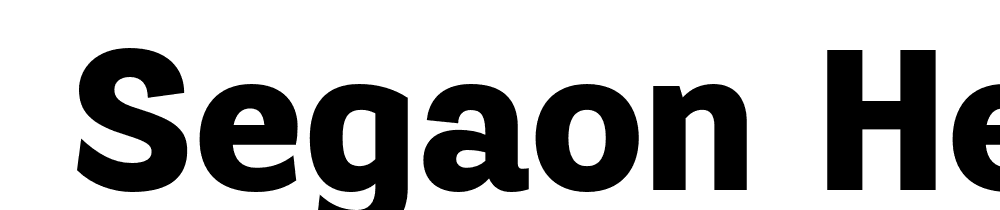  DEMO Segaon Heavy Regular font family download free