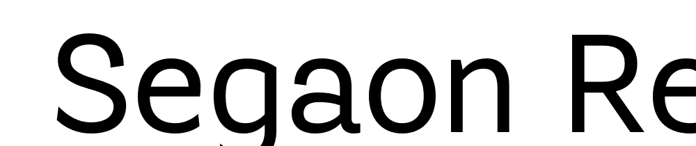  DEMO Segaon Regular font family download free