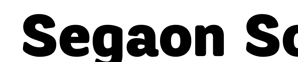  DEMO Segaon Soft Black Regular font family download free