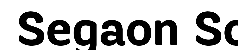  DEMO Segaon Soft ExtraBold Regular font family download free