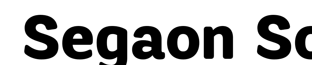  DEMO Segaon Soft Heavy Regular font family download free