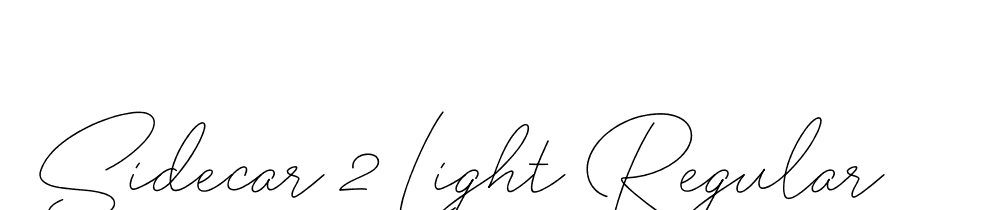  DEMO Sidecar 2 Light Regular font family download free