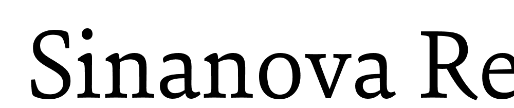  DEMO SinaNova Regular Regular font family download free