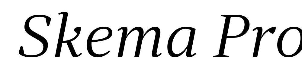  DEMO Skema Pro Display Lt Italic font family download free