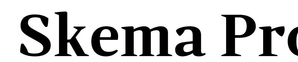  DEMO Skema Pro Display SmBd Regular font family download free