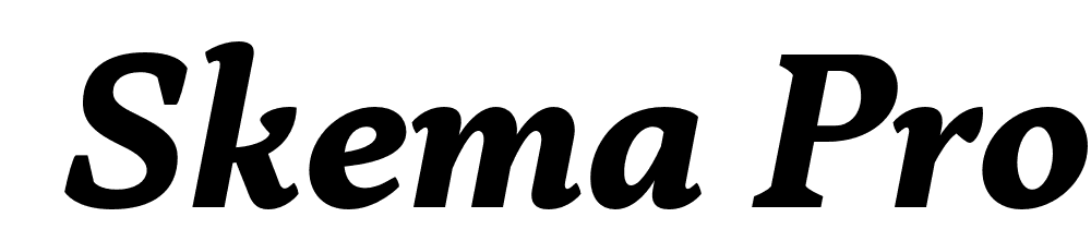  DEMO Skema Pro Livro Bold Italic font family download free