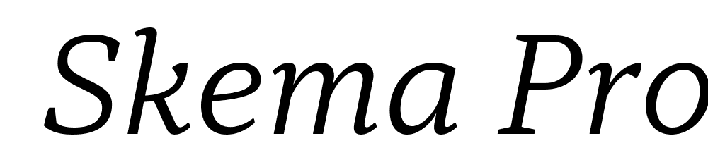  DEMO Skema Pro News Lt Italic font family download free