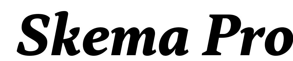  DEMO Skema Pro Omni Bold Italic font family download free