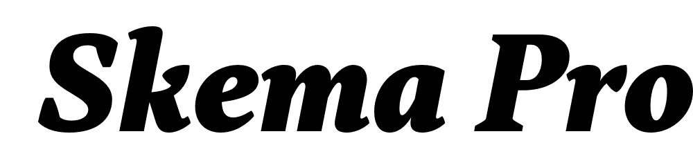  DEMO Skema Pro Omni ExBd Italic font family download free