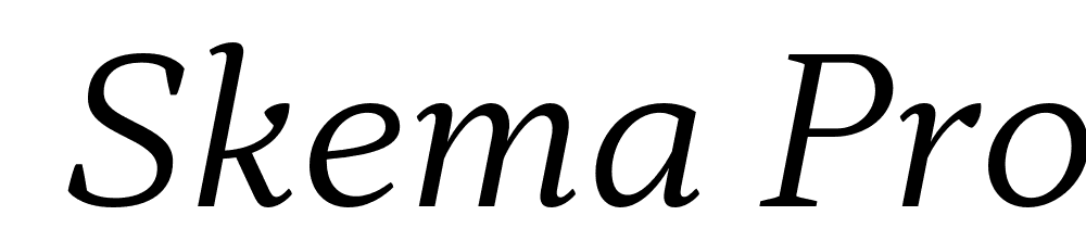  DEMO Skema Pro Omni Lt Italic font family download free