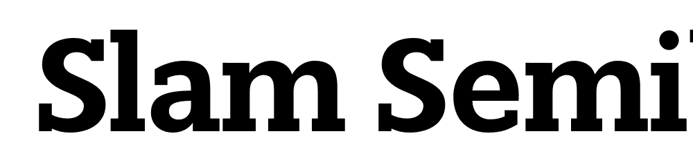  DEMO Slam SemiBold Regular font family download free