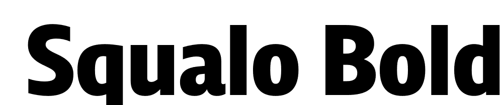  DEMO Squalo Bold font family download free