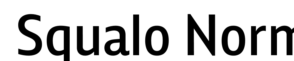  DEMO Squalo Normal Regular font family download free