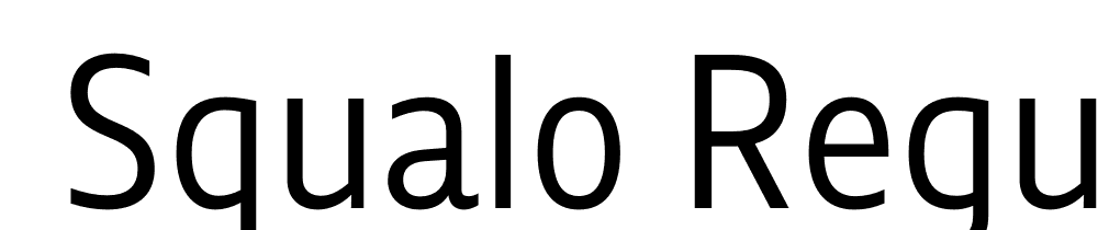  DEMO Squalo Regular font family download free