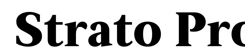  DEMO Strato Pro Black Regular font family download free