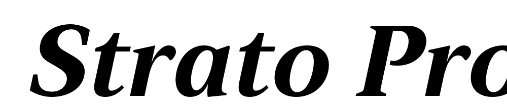  DEMO Strato Pro Bold Italic font family download free