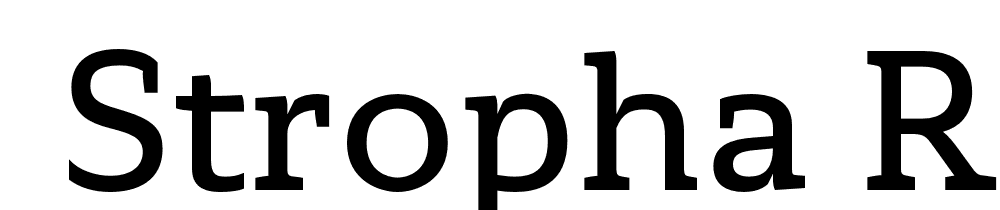  DEMO Stropha Regular Regular font family download free