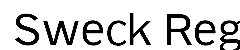  DEMO Sweck Regular font family download free