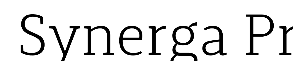  DEMO Synerga Pro Lt Regular font family download free