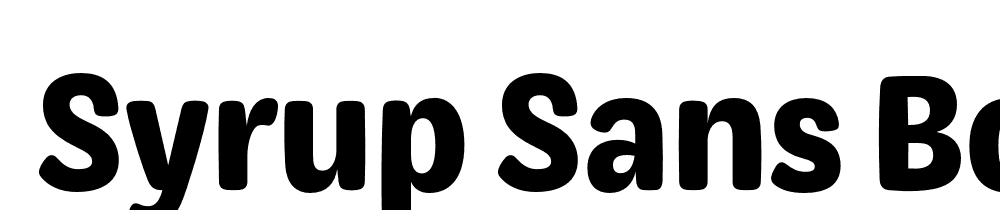  DEMO Syrup Sans Bold Regular font family download free