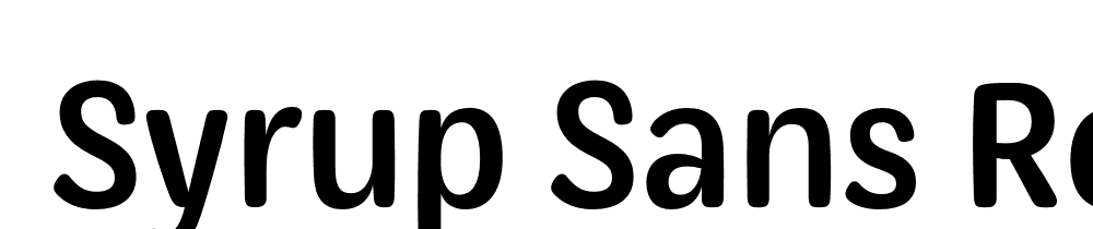  DEMO Syrup Sans Regular font family download free