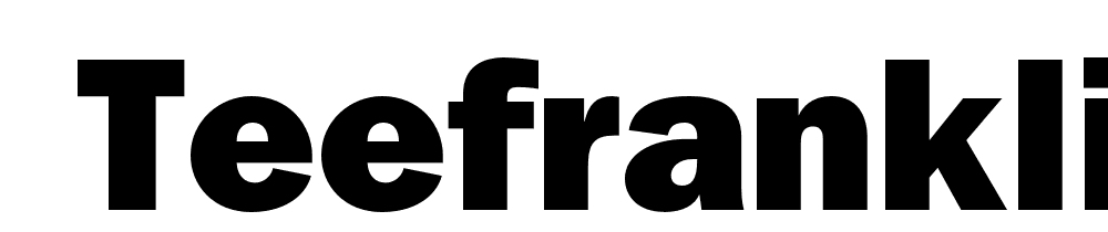  DEMO TeeFranklin He Regular font family download free