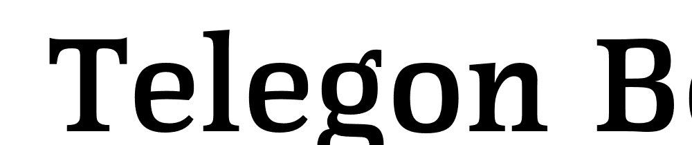  DEMO Telegon Bold font family download free