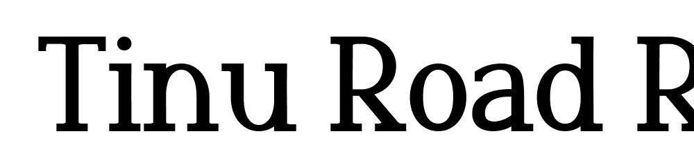  DEMO Tinu Road Regular font family download free