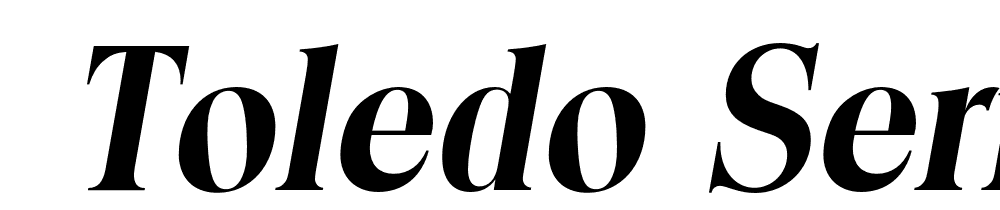  DEMO Toledo Serial Bold Italic font family download free