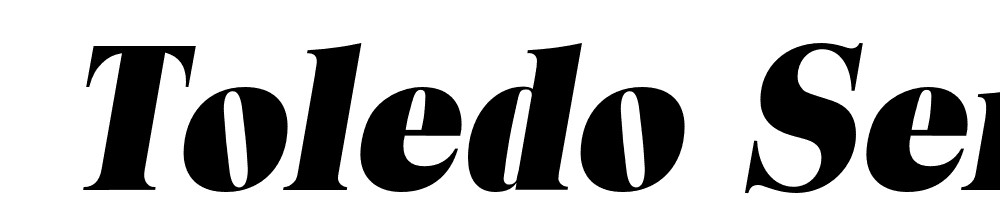  DEMO Toledo Serial Heavy Italic font family download free