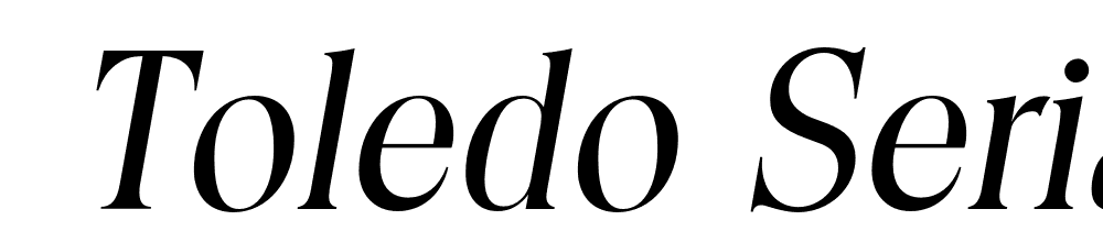  DEMO Toledo Serial Italic font family download free