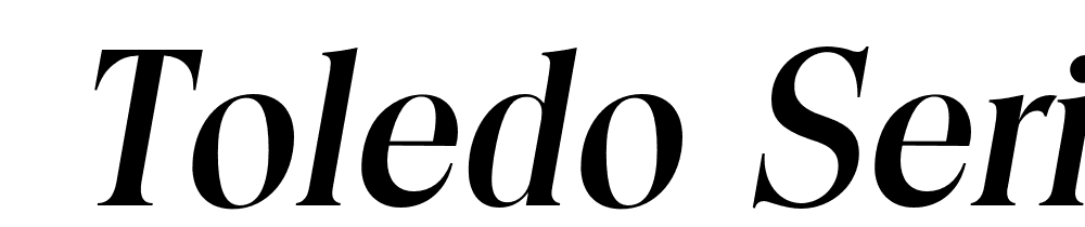  DEMO Toledo Serial Medium Italic font family download free