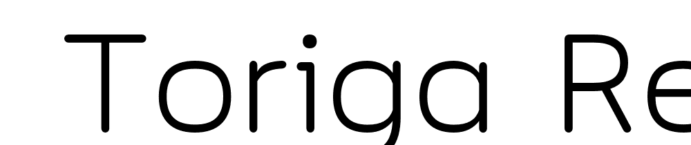  DEMO Toriga Regular font family download free