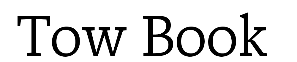  DEMO Tow Book font family download free