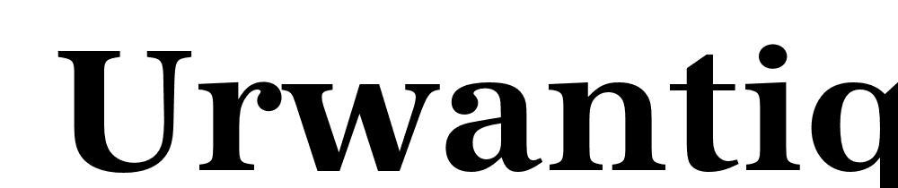  DEMO URWAntiqua Bold font family download free