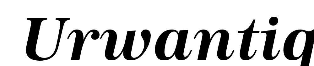  DEMO URWAntiqua Bold Italic font family download free