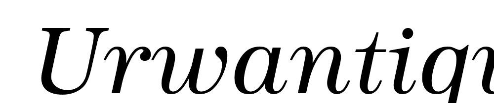  DEMO URWAntiqua Italic font family download free