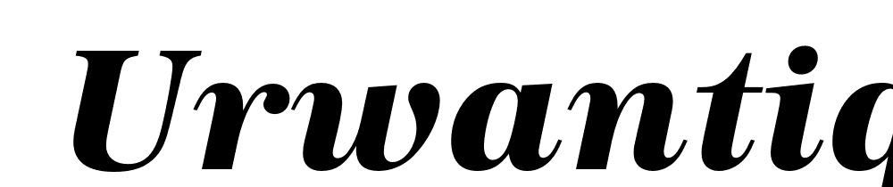  DEMO URWAntiquaExtBol Italic font family download free