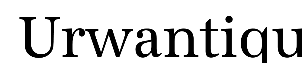  DEMO URWAntiquaExtNar Regular font family download free