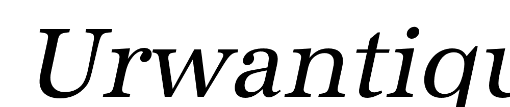  DEMO URWAntiquaNar Italic font family download free