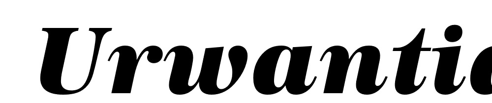  DEMO URWAntiquaUltBol Italic font family download free