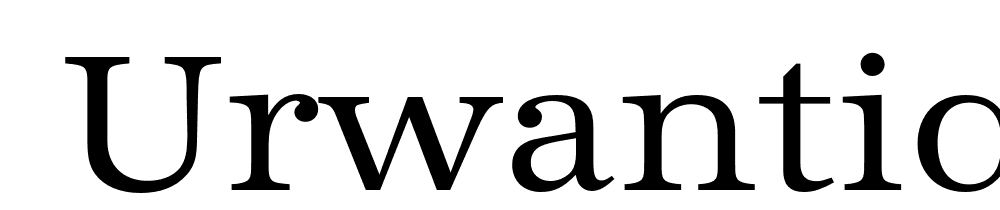  DEMO URWAntiquaWid Regular font family download free