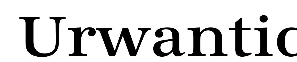  DEMO URWAntiquaWidMed Regular font family download free