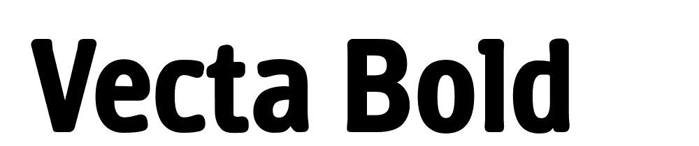  DEMO Vecta Bold font family download free