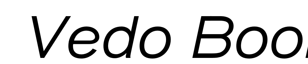  DEMO Vedo BookItalic font family download free