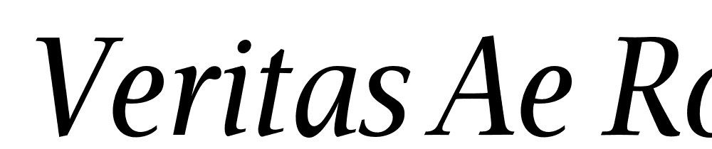  DEMO Veritas AE Roman Italic font family download free